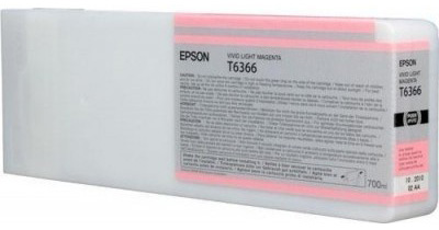Картридж для плоттеров  Epson T6366 Vivid Light Magenta 700 мл (C13T636600)