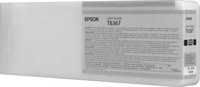 Картридж для плоттеров  Epson T6367 Light Light Black 700 мл (C13T636700)