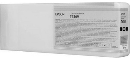 Картридж для плоттеров  Epson T6369 Light Light Black 700 мл (C13T636900)