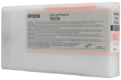 Картридж для плоттеров  Epson T6536 Vivid Light Magenta 200 мл (C13T653600)