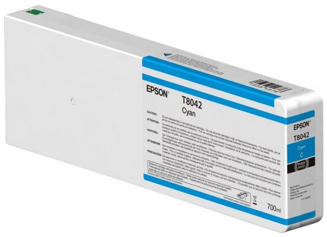 Картридж для плоттеров  Epson T8042 Cyan 700 мл (C13T804200)