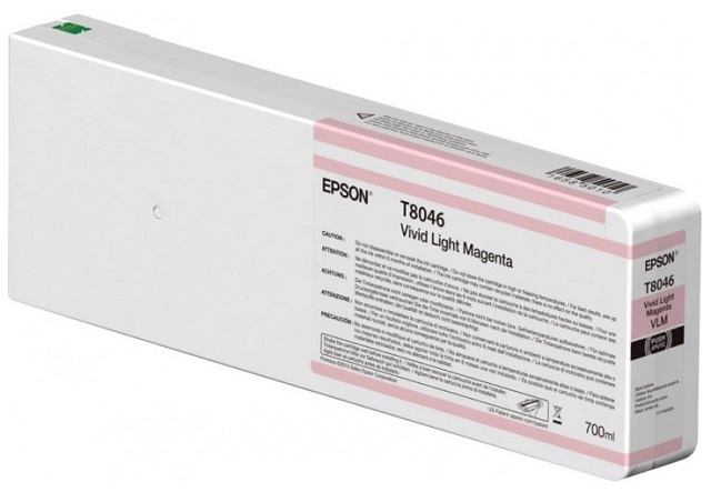 Картридж для плоттеров  Epson T8046 Vivid Light Mahenta 700 мл (C13T804600)