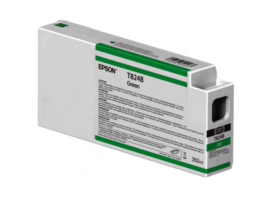 Картридж для плоттеров  Epson T824B Green 350 мл (C13T824B00)