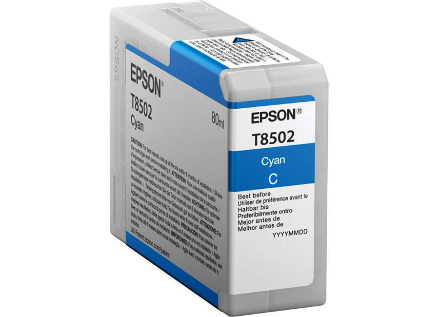 Картридж для плоттеров  Epson T8502 Cyan 80 мл (C13T850200)