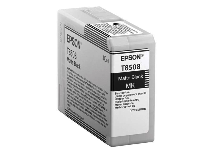 Картридж для плоттеров  Epson T8508 Matte Black 80 мл (C13T850800)