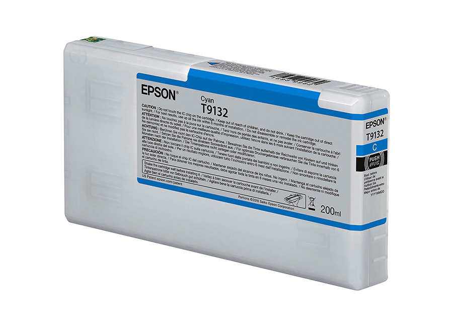 Картридж для плоттеров  Epson T9132 Cyan 200 мл (C13T913200)