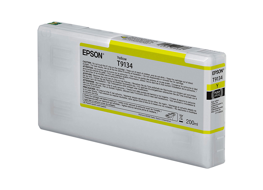 Картридж для плоттеров  Epson T9134 Yellow 200 мл (C13T913400)