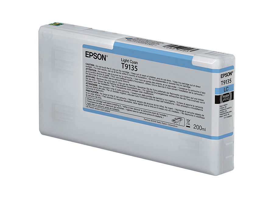 Картридж для плоттеров  Epson T9135 Light Сyan 200 мл (C13T913500)