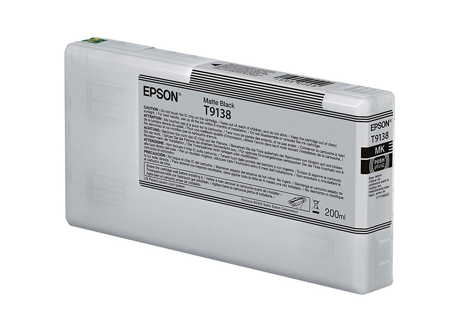 Картридж для плоттеров  Epson T9138 Matte black 200 мл (C13T913800)
