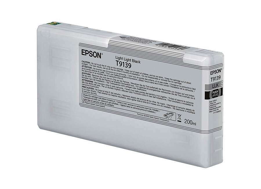 Картридж для плоттеров  Epson T9139 Light light black 200 мл (C13T913900)