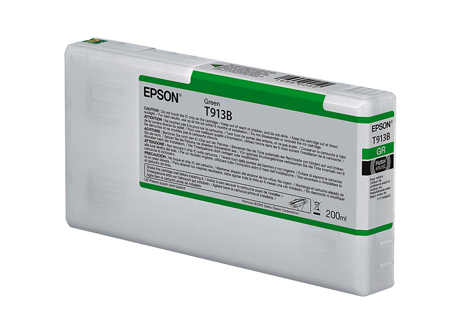 Картридж для плоттеров  Epson T913B Green 200 мл (C13T913B00)