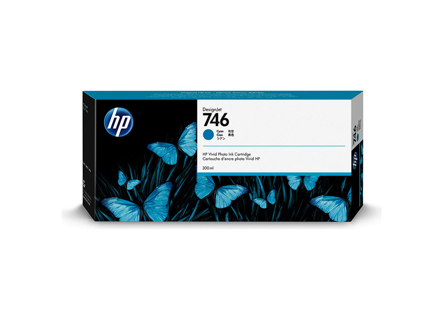 Картридж для плоттеров  HP 746 DesignJet Cyan 300 мл (P2V80A)