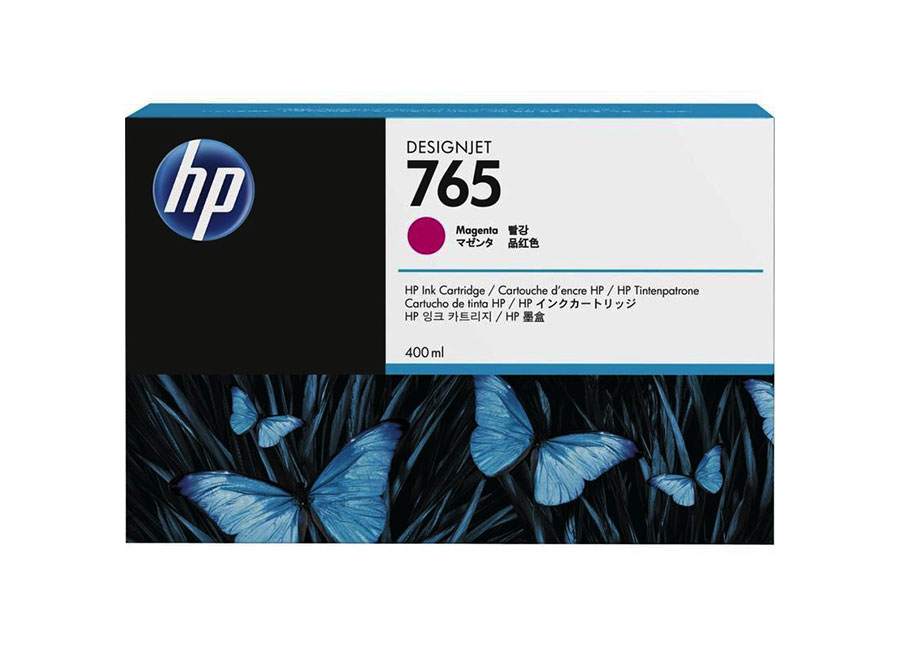 Картридж для плоттеров  HP 765 DesignJet Magenta 400 мл (F9J51A)