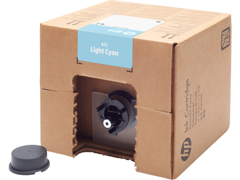 Картридж для плоттеров  HP 873 3-liter Lt Cyan Latex Ink Cartridge 3л (4UV88A)
