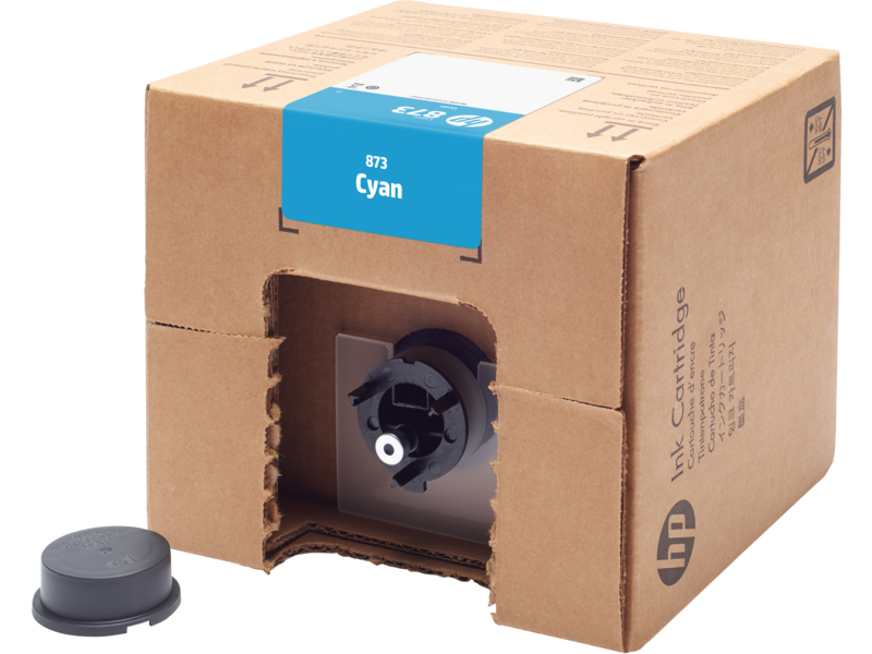 Картридж для плоттеров  HP 873Y 3-liter Cyan Latex Ink Cartridge 3л (4UV39A)