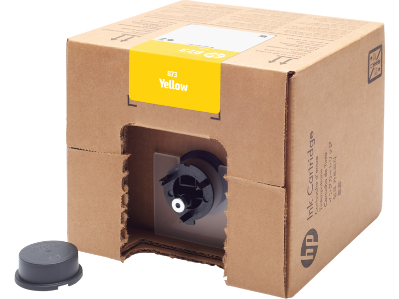 Картридж для плоттеров  HP 873Y 3-liter Yellow Latex Ink Cartridge 3л (4UV41A)