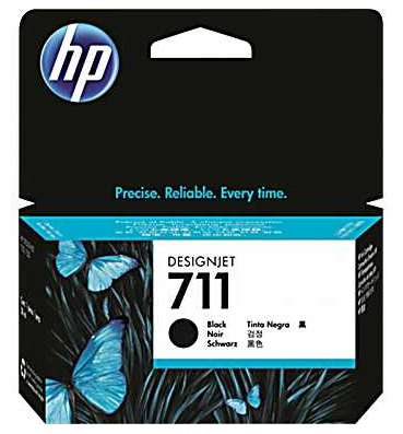 Картридж для плоттеров  HP DesignJet 711 Black 80 мл (CZ133A)