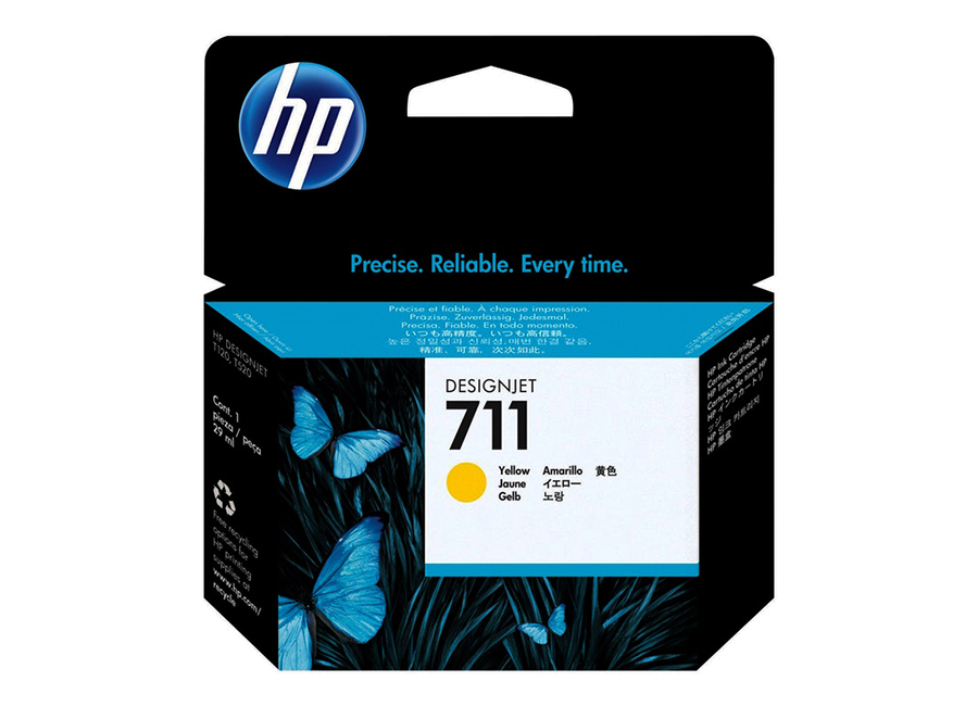 Картридж для плоттеров  HP DesignJet 711 Yellow 29 мл (CZ132A)