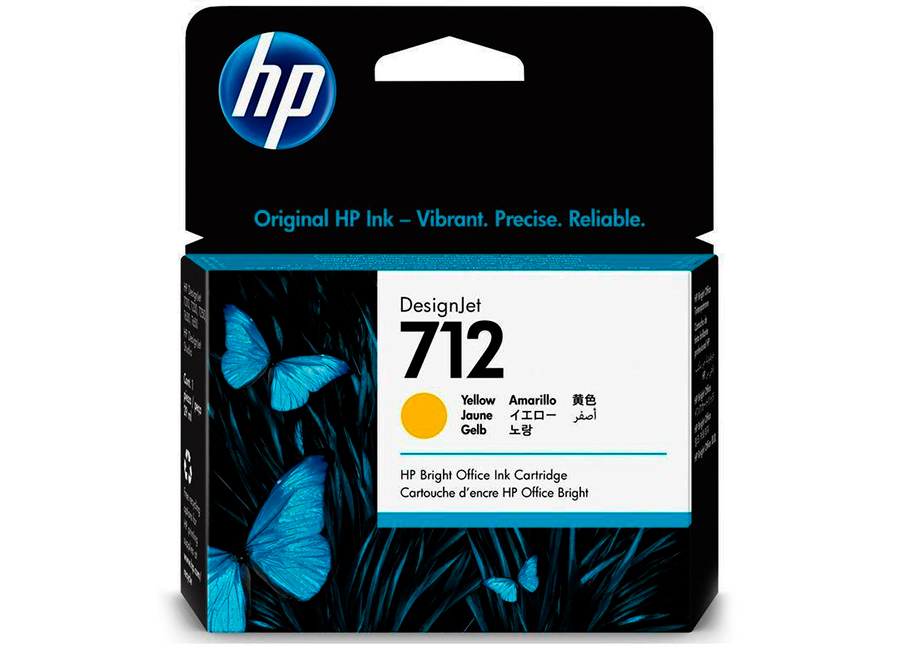 Картридж для плоттеров  HP DesignJet 712 Yellow 29 мл (3ED69A)