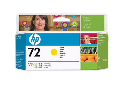 Картридж для плоттеров  HP DesignJet 72 Yellow 130 мл (C9373A)