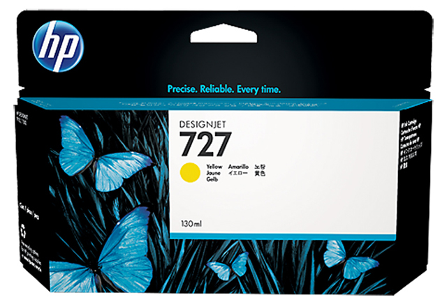 Картридж для плоттеров  HP DesignJet 727 Yellow 130 мл (B3P21A)