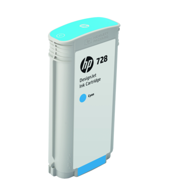 Картридж для плоттеров  HP DesignJet 728 Cyan 130 мл (F9J67A)