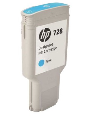 Картридж для плоттеров  HP DesignJet 728 Cyan 300 мл (F9K17A)