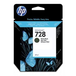 Картридж для плоттеров  HP DesignJet 728 Matte Black 69 мл (F9J64A)