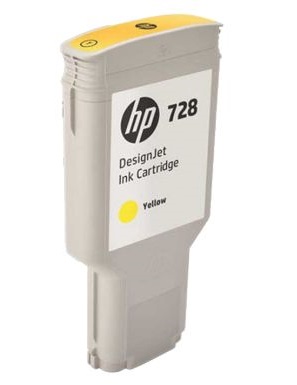 Картридж для плоттеров  HP DesignJet 728 Yellow 300 мл (F9K15A)