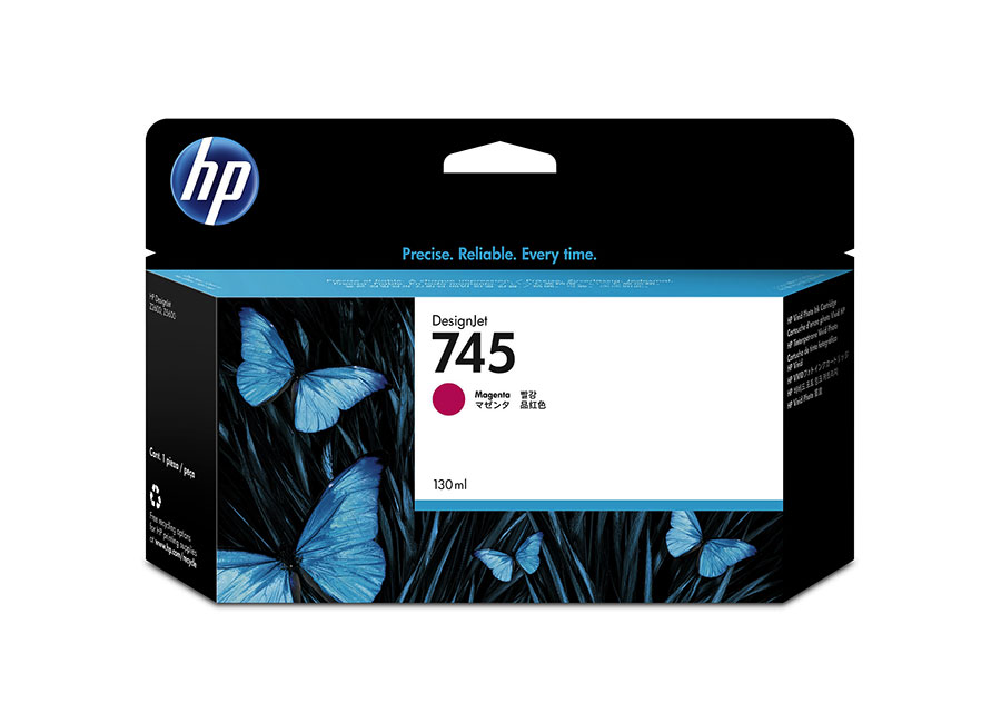 Картридж для плоттеров  HP DesignJet 745 Magenta 130 мл (F9J95A)