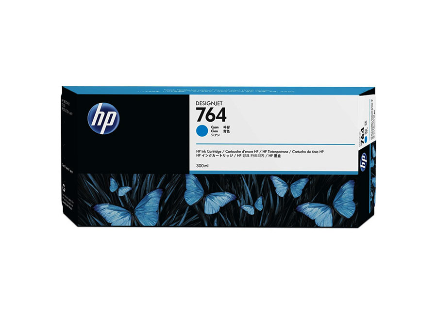 Картридж для плоттеров  HP DesignJet 764 Cyan 300 мл (C1Q13A)