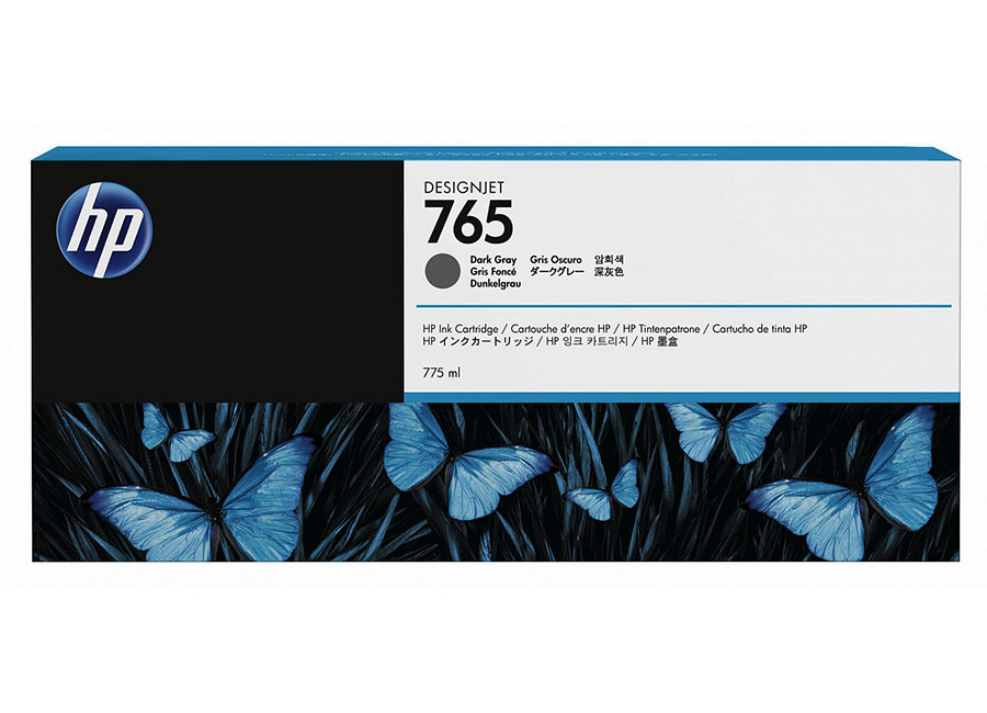 Картридж для плоттеров  HP DesignJet 765 Dark Gray 775 мл (F9J54A)