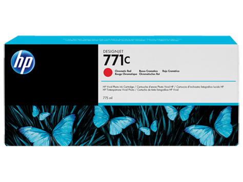 Картридж для плоттеров  HP DesignJet 771C Chromatic Red 775 мл (B6Y08A)