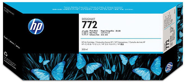 Картридж для плоттеров  HP DesignJet 772 Black 300 мл (CN633A)