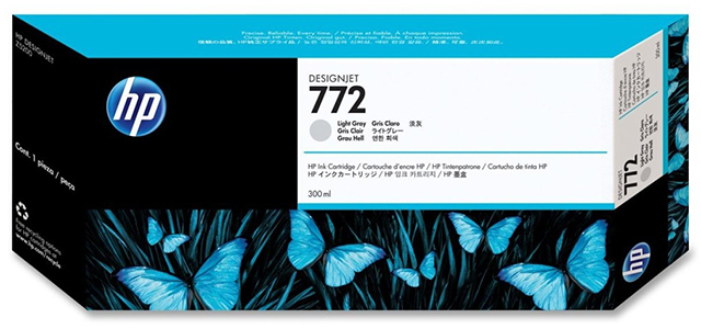 Картридж для плоттеров  HP DesignJet 772 Light Gray 300 мл (CN634A)