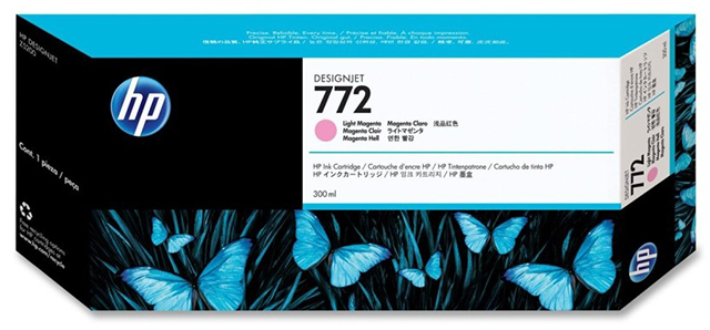 Картридж для плоттеров  HP DesignJet 772 Light Magenta 300 мл (CN631A)