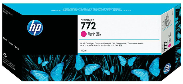 Картридж для плоттеров  HP DesignJet 772 Magenta 300 мл (CN629A)
