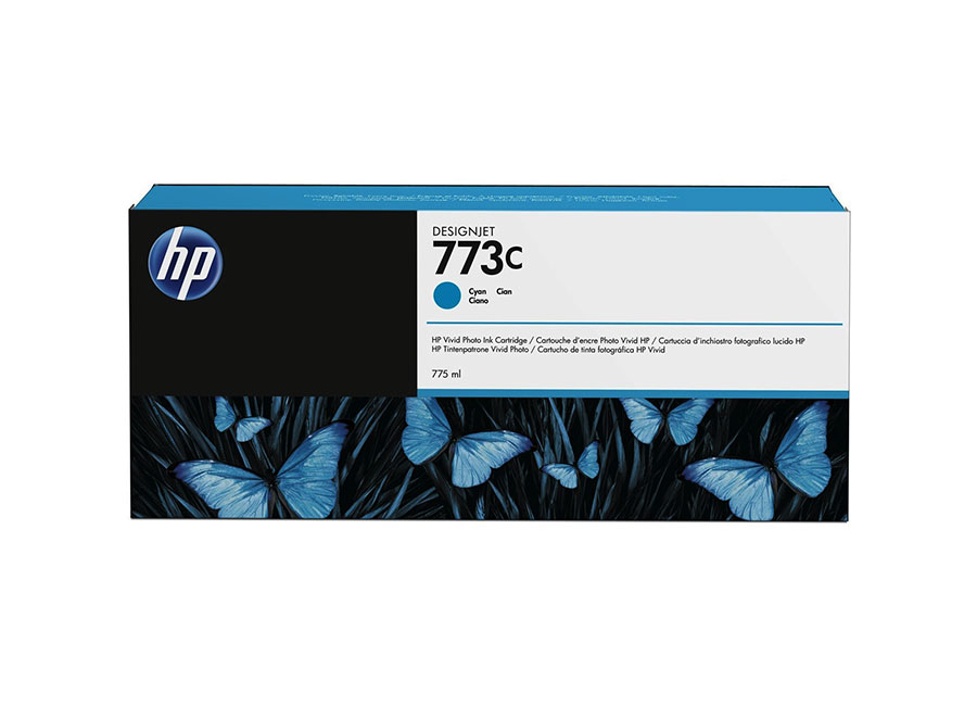 Картридж для плоттеров  HP DesignJet 773C Cyan 775 мл (C1Q42A)
