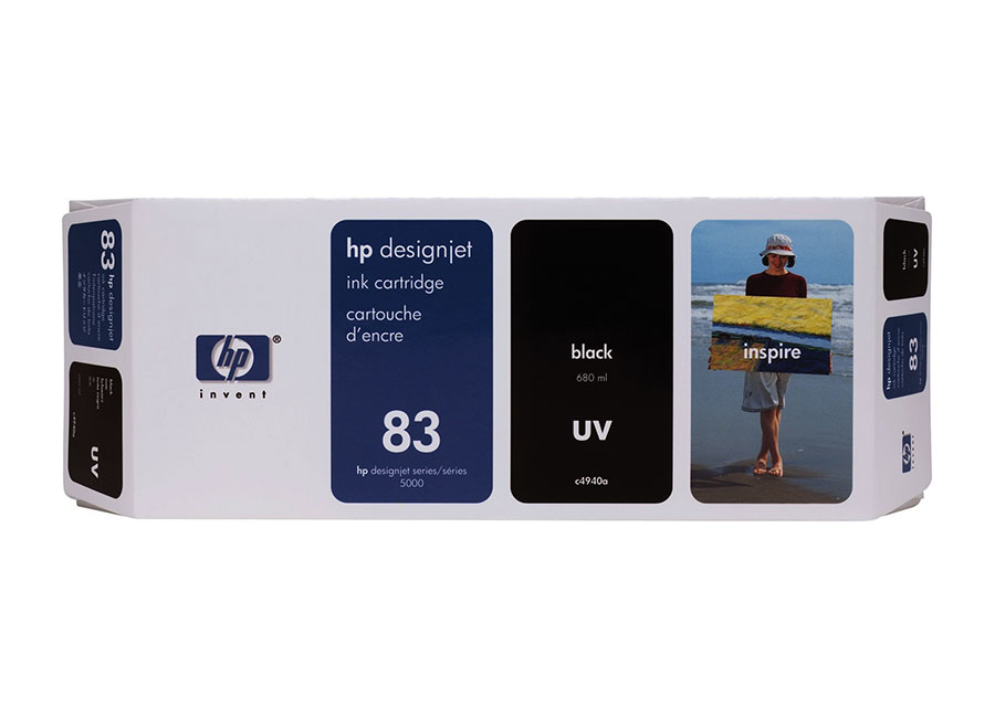 Картридж для плоттеров  HP DesignJet 83 Black 680 мл (C4940A)