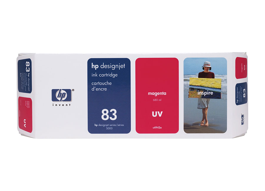 Картридж для плоттеров  HP DesignJet 83 Magenta 680 мл (C4942A)
