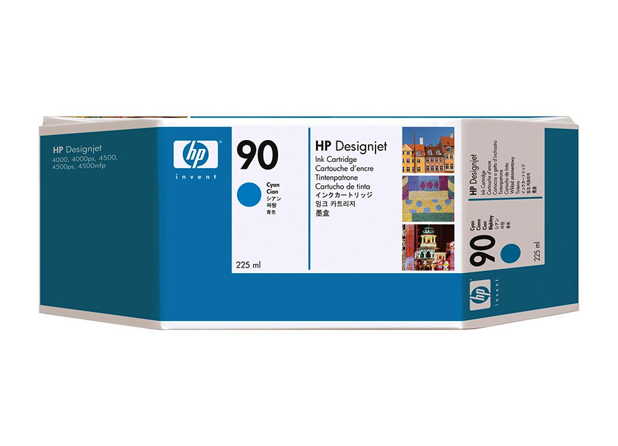 Картридж для плоттеров  HP DesignJet 90 Cyan 225 мл (C5060A)