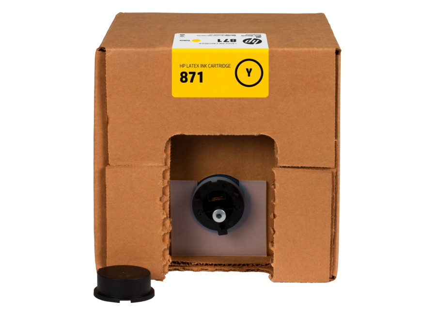 Картридж для плоттеров  HP Latex 871 Yellow 3 л (G0Y81C)