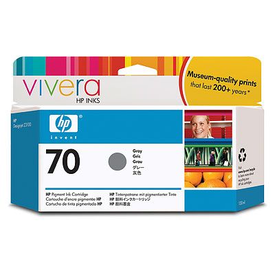 Картридж для плоттеров  HP Vivera 70 Gray 130 мл (C9450A)
