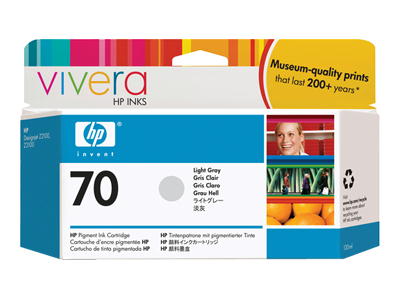 Картридж для плоттеров  HP Vivera 70 Light Gray 130 мл (C9451A)