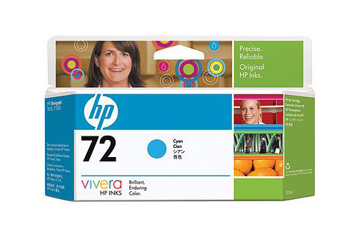 Картридж для плоттеров  HP Vivera 72 Cyan 130 мл (C9371A)