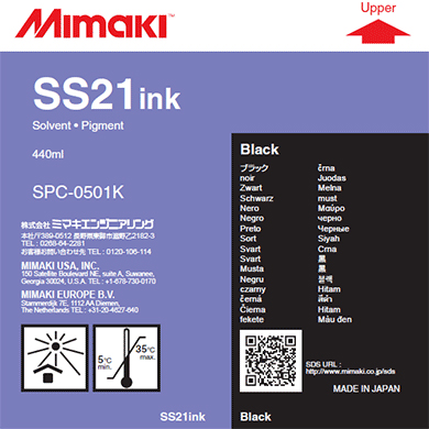 Картридж для плоттеров  Mimaki SS21 Black 440 мл (SPC-0501K-2)