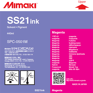 Картридж для плоттеров  Mimaki SS21 Magenta 440 мл (SPC-0501M)