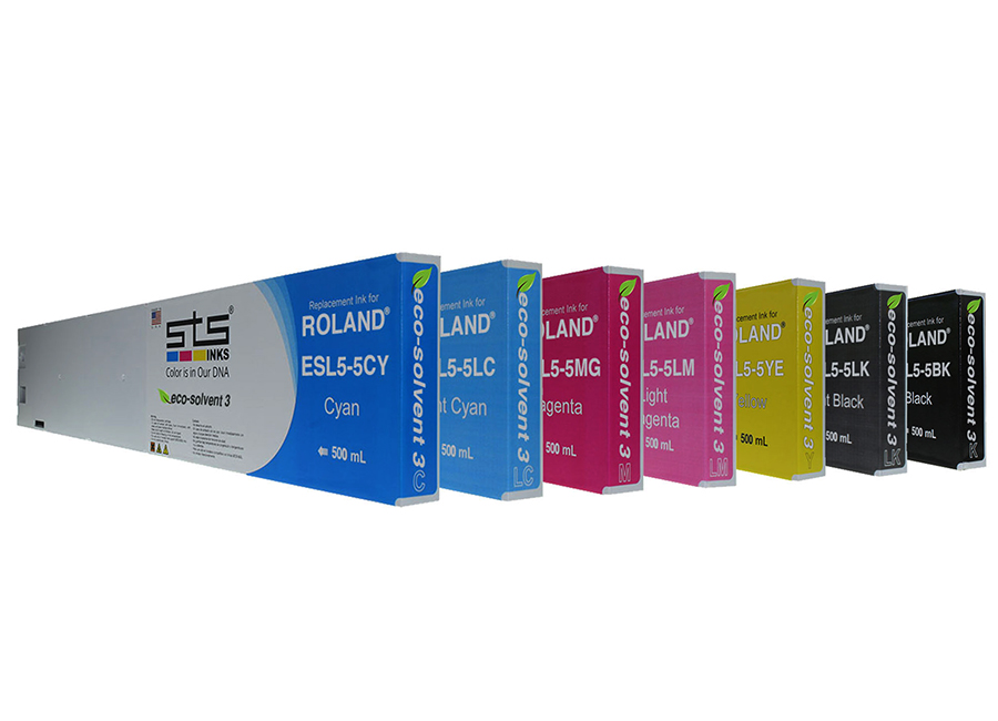Картридж для плоттеров  Roland Eco-Solvent3 Yellow 500 мл (ESL5-5YE)