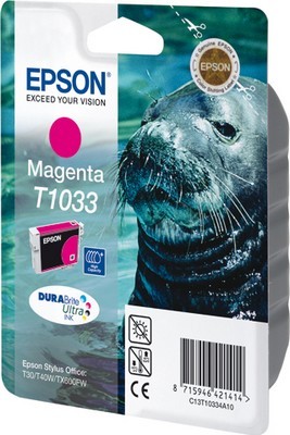 Картридж экстраповышенной емкости с пурпурными чернилами Epson T1033 (C13T10334A10)