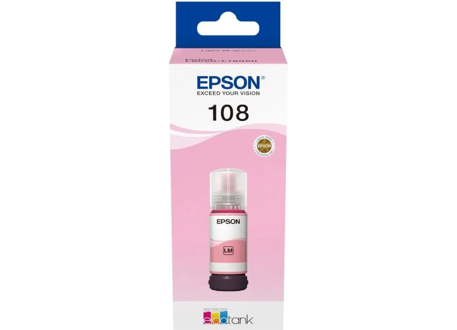 Картридж Epson 108 светло-пурпурный (C13T09C64A)